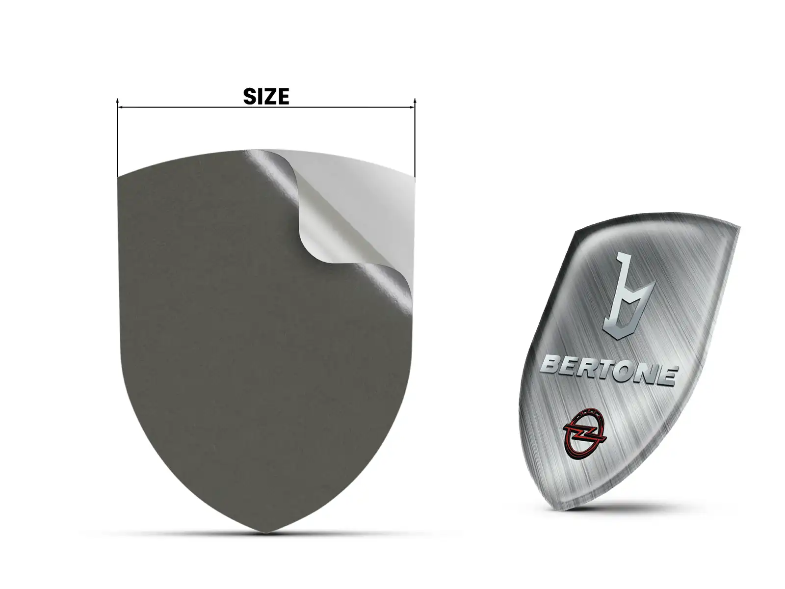 Bertone Pegatinas Logo Impresas Edición Premium Personalizable